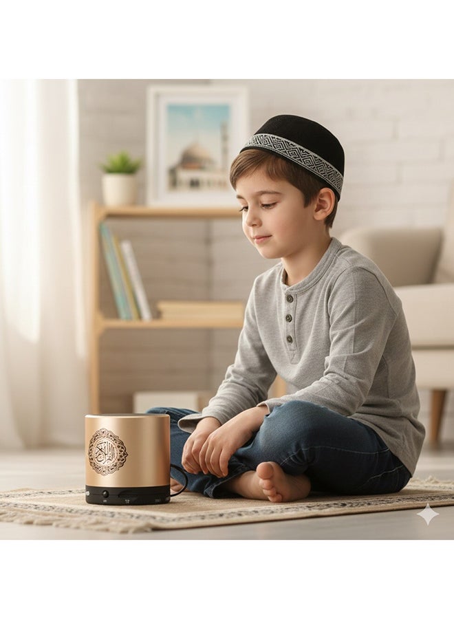 Toyland Portable Quran Speaker MP-14 with Bluetooth & Remote Control – 8GB Memory with 16 Reciters and 16 Translations - Image 4